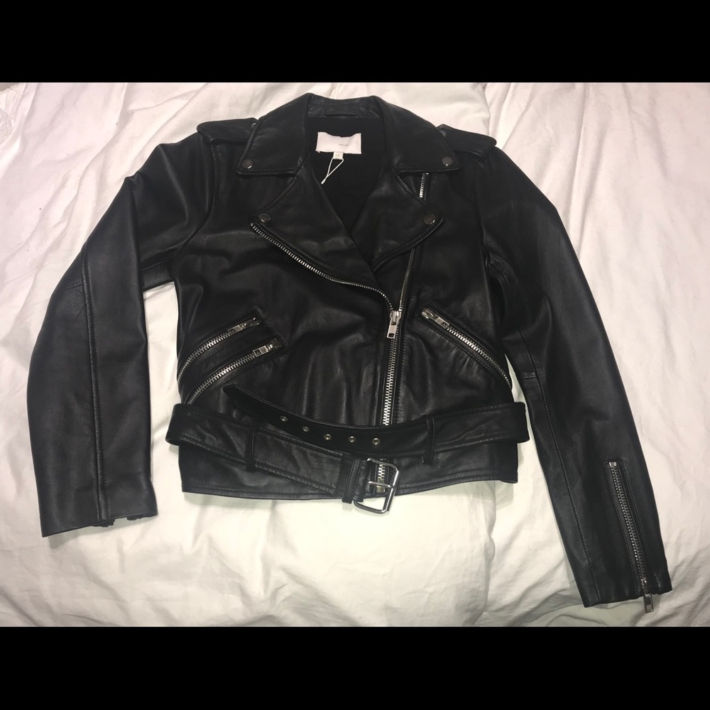 Walter Baker Leather Moto Jacket